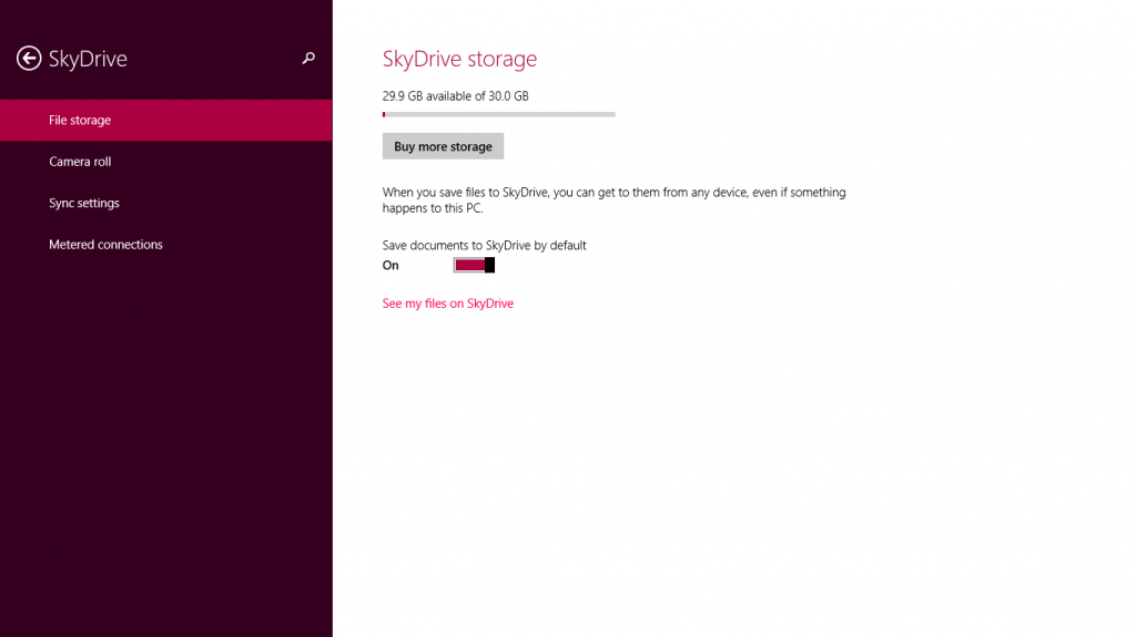Using Skydrive Windows 8.1