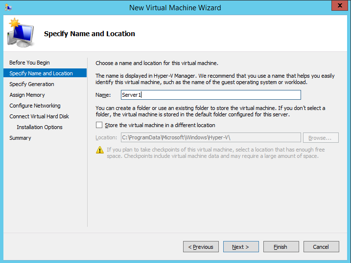 New Virtual Machine Wizard