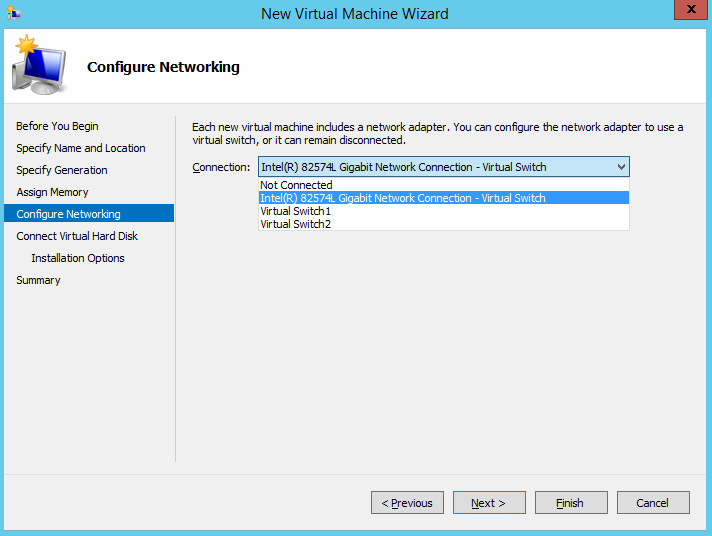 Virtual Machine - Configure Networking