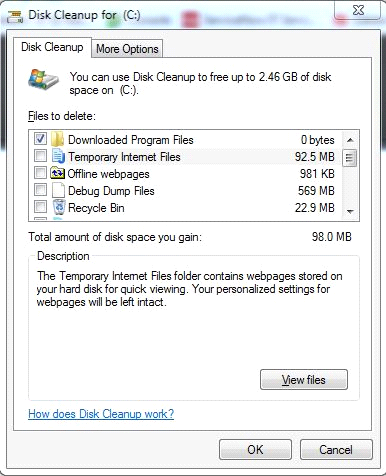 Disk Cleanup