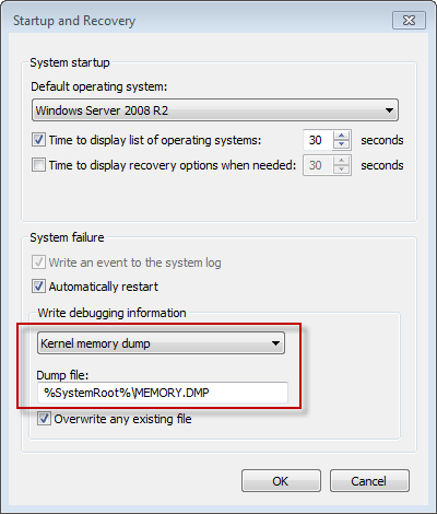 System Properties Settings