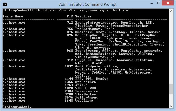 high program cpu use server 2003