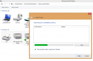 Windows 8 Devices and Printers