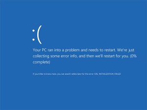Windows 8.1 Bluescreen of Death