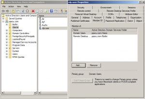 RDP User Properties