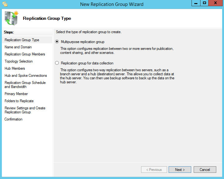 Replication Group Type