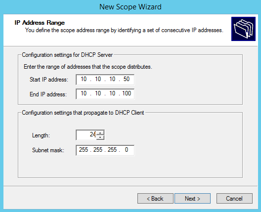 New Policy IP Address Range