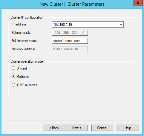 NLB IGMP Multicast