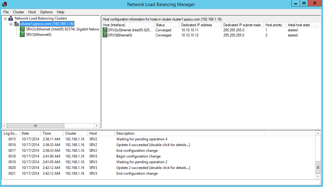 NLB Manager Add Node to Cluster