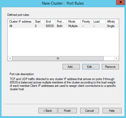 NLB Specify Port or Port Range