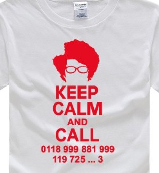 Moss - Keep Calm and Call - IT Crowd Tshirt