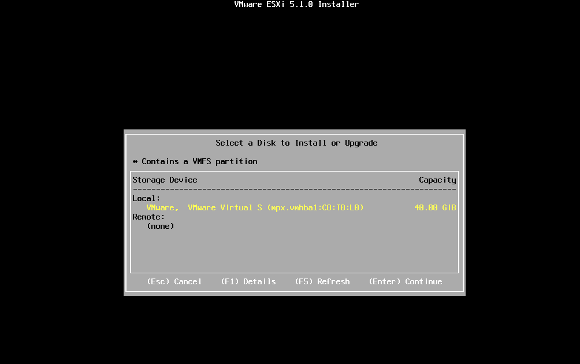 ESXi Installer