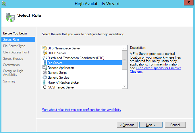 high availability wizard