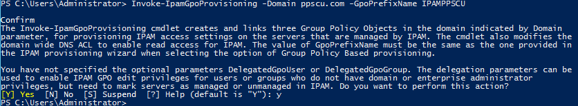 invoke ipamgpoprovisioning