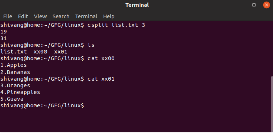 How To Use The Linux Split Command
