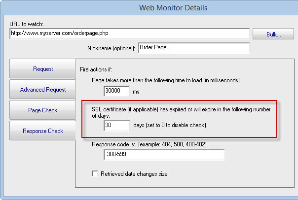 Monitoring SSL Expiration dates