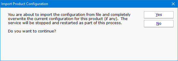Config Import All Confirm