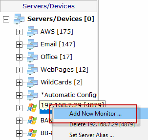 Adding Monitors