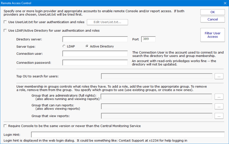 Remote Access Control
