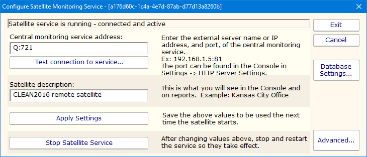 Configuring Satellite Monitoring