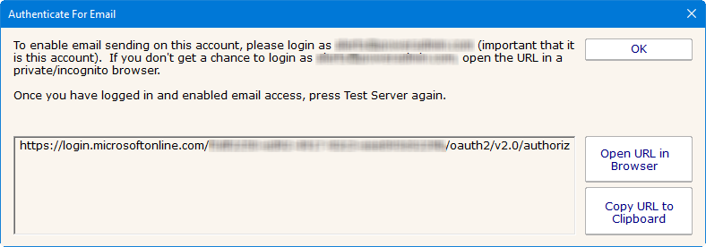 Office365 account authorization