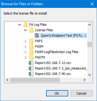 Locate License File