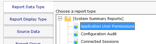 Application User Permissions