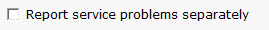 Report Services Separately