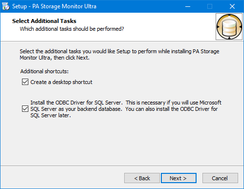 Main Install Wizard Select Additional Tasks