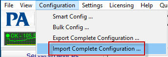 Config Import All