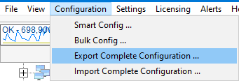 Config Export All