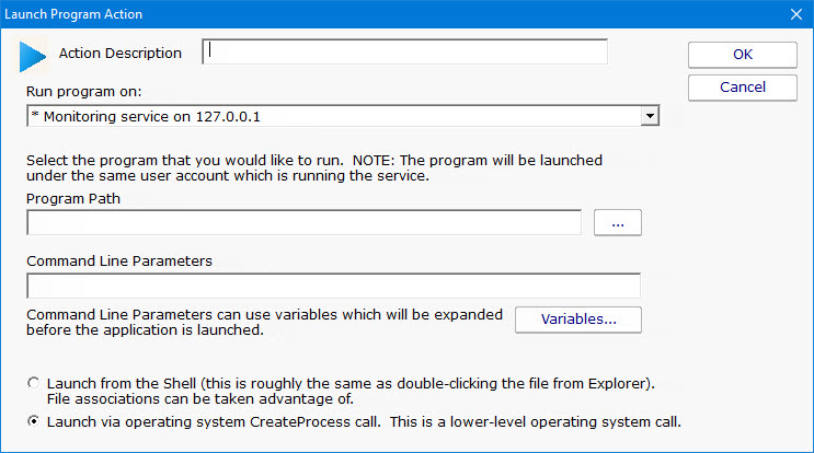 Run an application during a ransomware attack