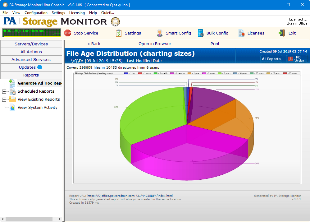 PA Storage Monitor preivew