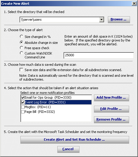 WatchDISK Disk Space Tracker can help you manage the disk space on your servers